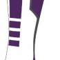 Perimeter 2.0 Athletic Crew Socks (Purple/White/Graphite, X-Large)