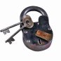 Small Cast Iron Lever Lock Padlock With Keys Pirate Chest, Model: 1103, Tools