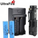 Ultrafire® Mini Cree Q5 3-mode Led Flashlight Torch Adjustable Focus Zoom And