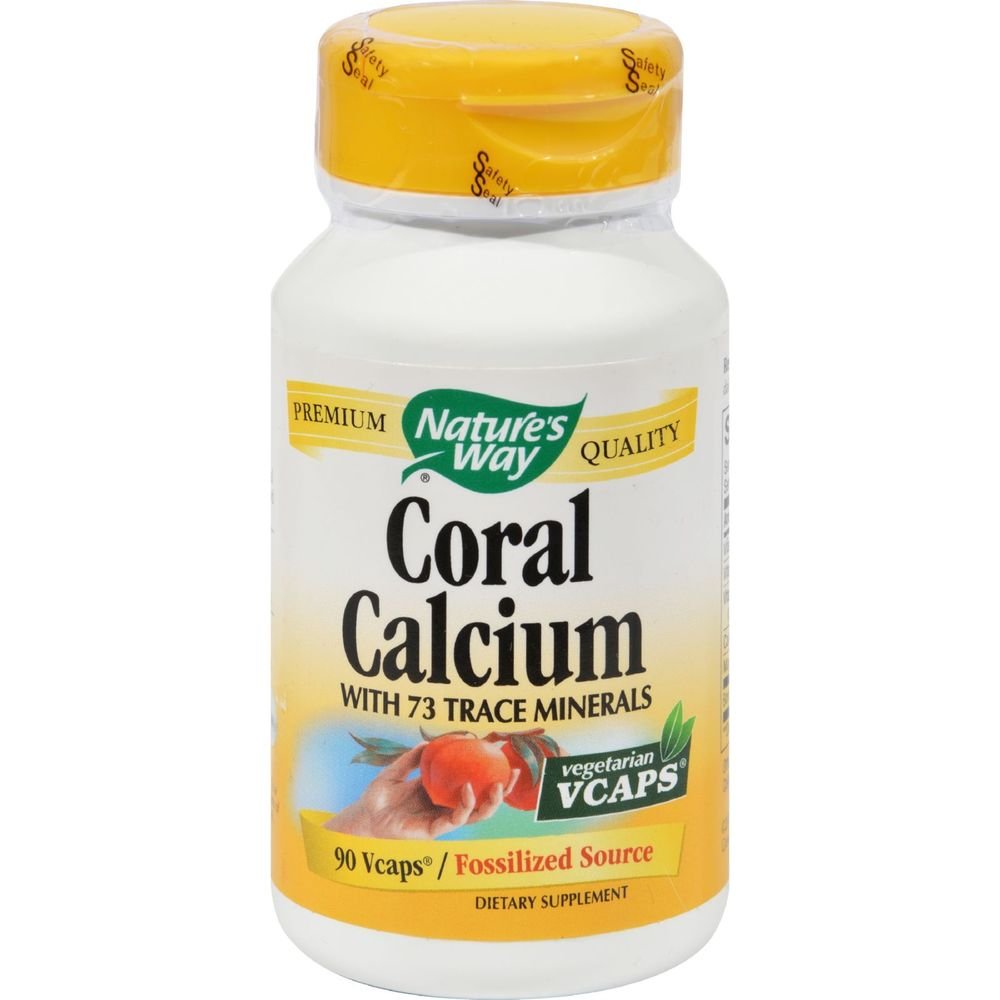 Nature's Way Coral Calcium with 73 Trace Minerals 90 Vegetarian Capsules