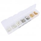 Beadnova Silver Plated Platinum Rhodium Plated 14k Gold Tone Jewelry Lobster Cl