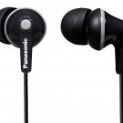 NEW Panasonic RP-HJE125-K Stereo In Ear Bud Ergofit Headphones RPHJE125 Black