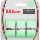Wilson Tennis Racquet Pro Over Grip, Green, Pack Of 3