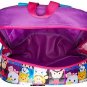 Disney Big Girls Tsum Front Zipper Pocket 16 Inch Backpack, Purple, One Size