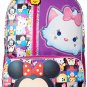 Disney Big Girls Tsum Front Zipper Pocket 16 Inch Backpack, Purple, One Size