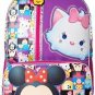 Disney Big Girls Tsum Front Zipper Pocket 16 Inch Backpack, Purple, One Size