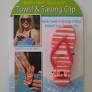 Towel & Sarong Clip Flip Flop in Assorted Colors