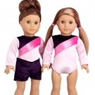 Little Gymnast - Pink And Purple Gymnastic Leotard With Shorts - Clothes For
