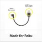 USB Power Cable For Chromecast, Micro-USB To USB Cable 8 Inches