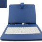 SANOXY 7 Inch Tablet Stand With USB Keyboard, Vegan PU LEATHER USB KEYBOARD FOR