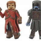 Guardians Of The Galaxy Minimates Series 57 Mini Figure 2-Pack Star-Lord and