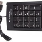 HIGHROCK New USB 19 Key Number Numeric Keypad Keyboard For Laptop/Notebook PC