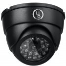 Yubi Power YB-250 Fake Outdoor Dome Surveillance Dummy Security Cameras with Bli