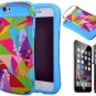 IPhone 6S Case - IBest4u Heavy Dutys Shock Absorbing Hybrid Dual Layer Hard and