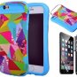 IPhone 6S Case - IBest4u Heavy Dutys Shock Absorbing Hybrid Dual Layer Hard and