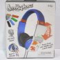 IHip IP-DOODLE-BL DJ Style Erasable Drawing Headphones With Four Built-In Blue