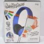 IHip IP-DOODLE-BL DJ Style Erasable Drawing Headphones With Four Built-In Blue