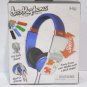 IHip IP-DOODLE-BL DJ Style Erasable Drawing Headphones With Four Built-In Blue