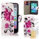 32nd® Design Book Wallet PU Leather Case Cover For Apple IPod Touch 5 (5th + -