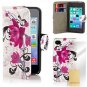 32nd® Design Book Wallet PU Leather Case Cover For Apple IPod Touch 5 (5th + -