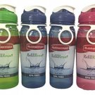 Rubbermaid Refill, Reuse 20-Ounce Chug Bottle, 1 Pack Of 4 Assorted Bottles