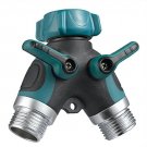 Coolife Garden Hose Splitter, Garden Hose Shut Off Valve 2 Way Y Valve Hose To