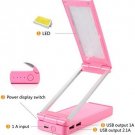 DOACE® Power Bank With Foldable LED Desk Lamp Reading Lighflash Rechargeable 6