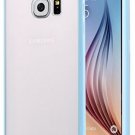 Galaxy S6 Case, Arkko [New Hybrid] Blue TPU Side And Ultra Clear Hard Acrylic -
