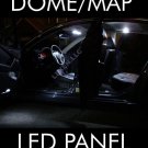 LED W9 WHITE 2X DOME MAP INTERIOR LIGHT BULB 9 SMD CIRCLE PANEL XENON HID LAMP e