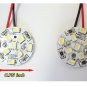 LED W9 WHITE 2X DOME MAP INTERIOR LIGHT BULB 9 SMD CIRCLE PANEL XENON HID LAMP e