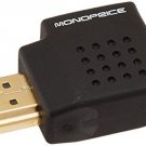 Monoprice HDMI Right Angle Port Saver Adapter (Male To Female) - 90 Degree -