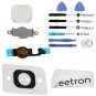 Zeetron Replacement Home Button White For Iphone 5 + Flex + Metal Piece + 2 + +