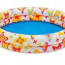 Intex Inflatable Stars Kiddie 2 Ring Circles Swimming Pool 48" X 10" [Assorted