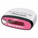 Hello Kitty AM/FM Dual Alarm Clock Radio With Digital Tuning - Pink/White