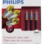 Philips Component Video Cable 8ft/2.4M Professioanl Series 24K Connectors NIB !!