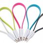 2pcs ALPS Premium Magentic Tangle Free Flat Cord Micro USB To USB Data Sync and