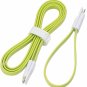 2pcs ALPS Premium Magentic Tangle Free Flat Cord Micro USB To USB Data Sync and