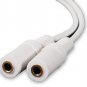 Generic 3.5mm Stereo Jack Splitter Cable Adapter For Ipod, Mp3 Player, Mobile