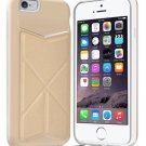 iPhone 6 6S Case, iKare [KICK STAND] Wallet Case With Card Holder Dual Layer