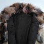 Long Red fox fur vest patchwork 75cm long