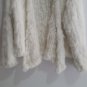 Black/White Crochet Real Rabbit Fur Outwear