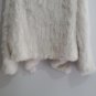 Black/White Crochet Real Rabbit Fur Outwear