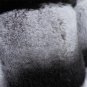 Chinchilla Grey Rex rabbit Fur Jacket stripes dyed