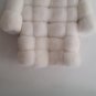 Finland White fox fur coat winter outwear warm