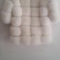Finland White fox fur coat winter outwear warm