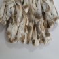 patchwork nature brown rabbit fur coat stand up co