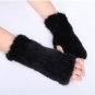 20cm Brown Knitted mink fur hand warmer pattern