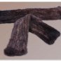 40cm Brown /Black mink fur arm warmer pattern