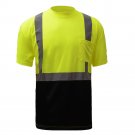 Class 2 Hi Vis Black Bottom T-Shirt, Size Large