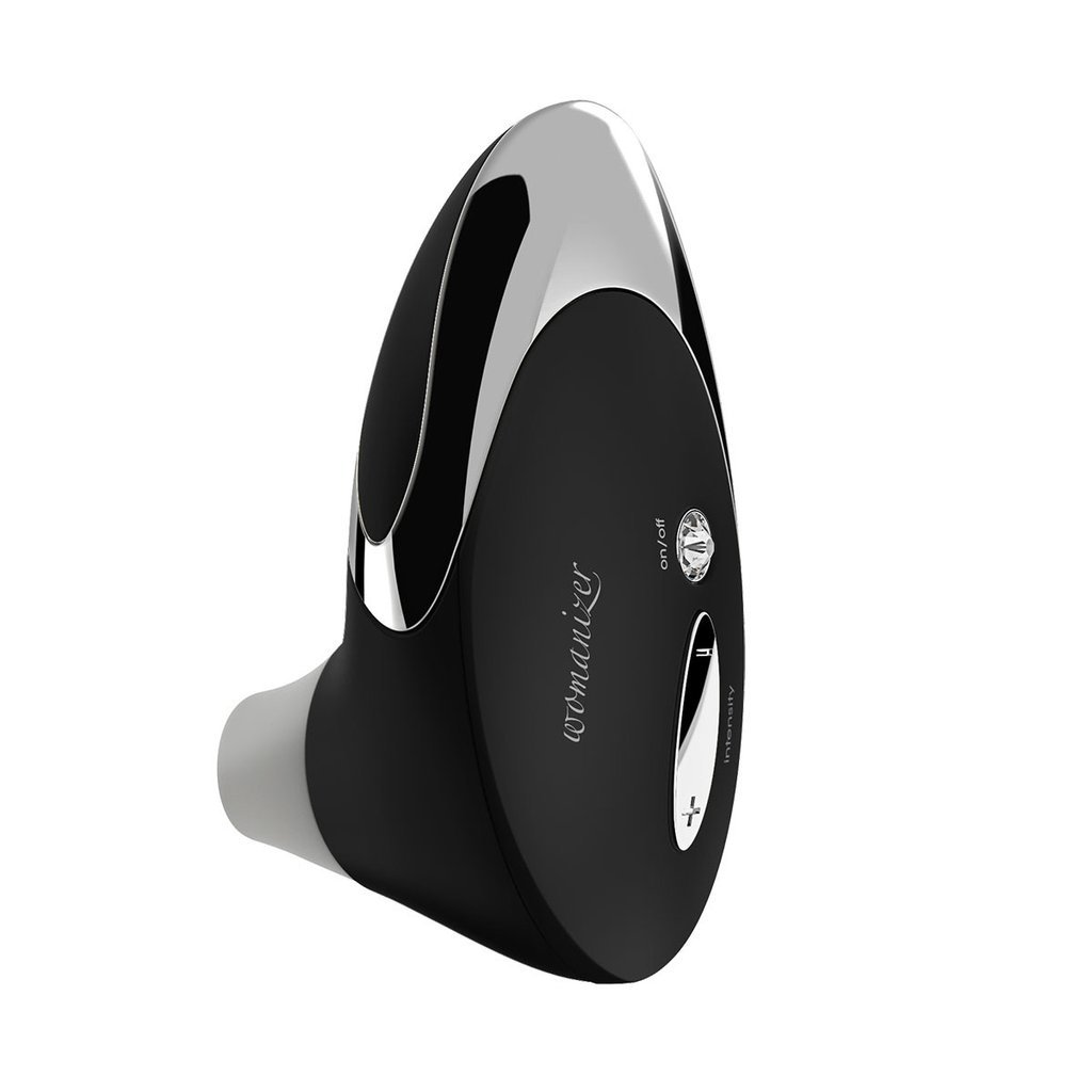 Womanizer W500 Deluxe Pro Black and Chrome Silver Lining Edition by Epi